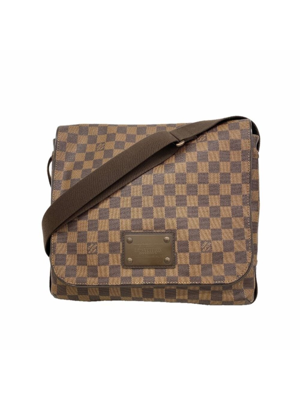 Louis Vuitton Shoulder Bag Damier Brooklyn MM Ebene